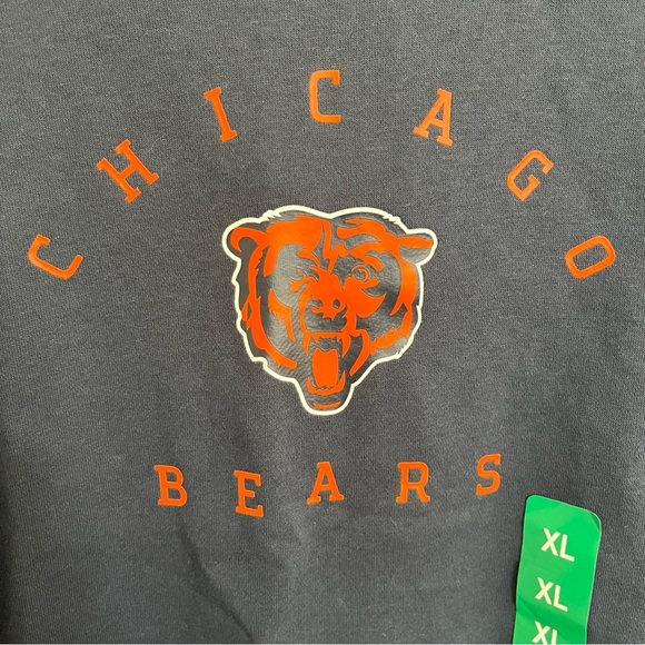 NWT Women’s NFL Team Apparel Chicago Bears Oversized Sweatshirt Size XL - Picture 2 of 11